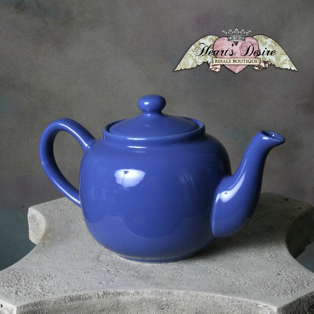 Small Teapot Blue16 Oz.Old Amsterdam Porcelain Works 1701